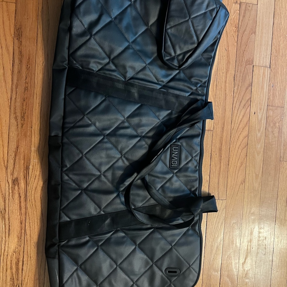 Black Quilted Satchel for Unagi Scooter